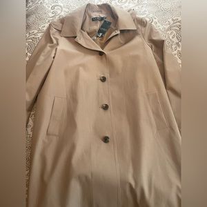 Ralph Lauren, size XL, tan trench, detachable hood, size XL,  New with tags.
